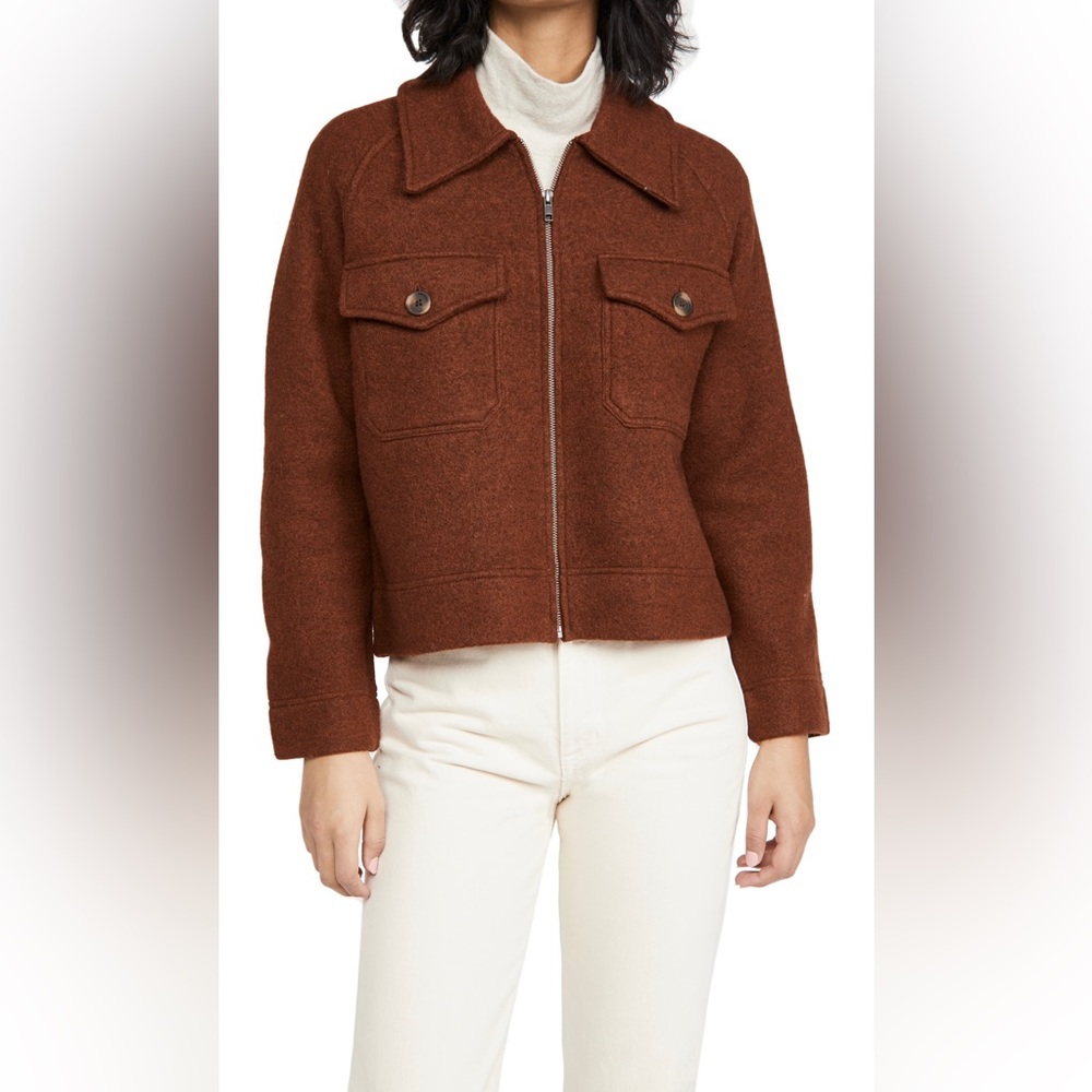 Madewell Jordan Zip Up Sweater